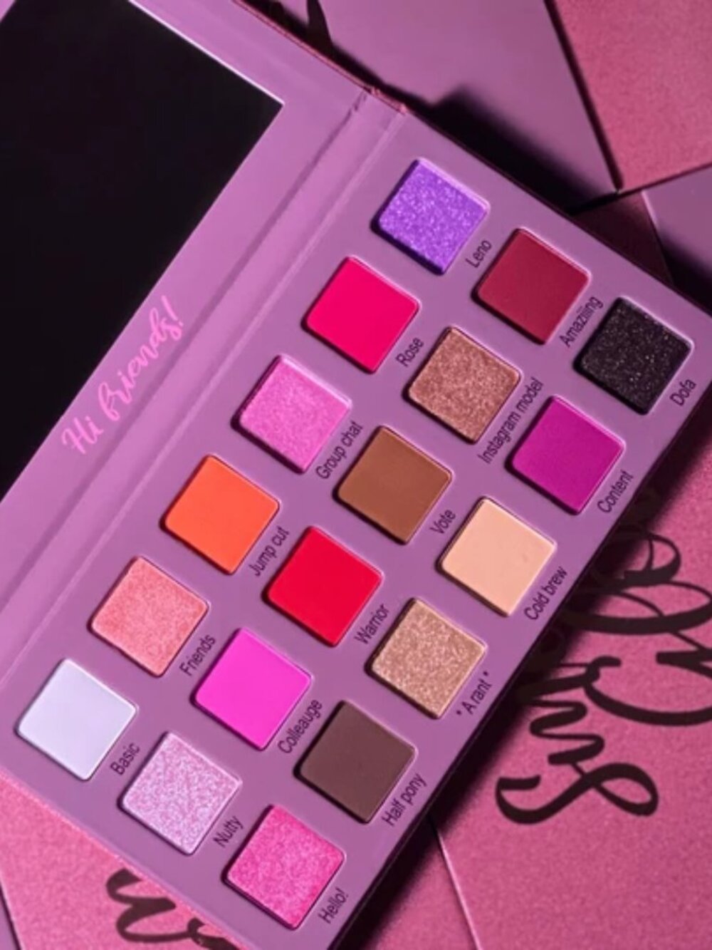 MIDAS COSMETICS x SMOKEY GLOW Eyeshadow Palette - 18 shades